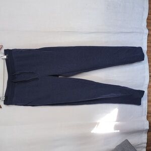 32* Heat Navy Blue Taper Leg Sweatpants Size Medium